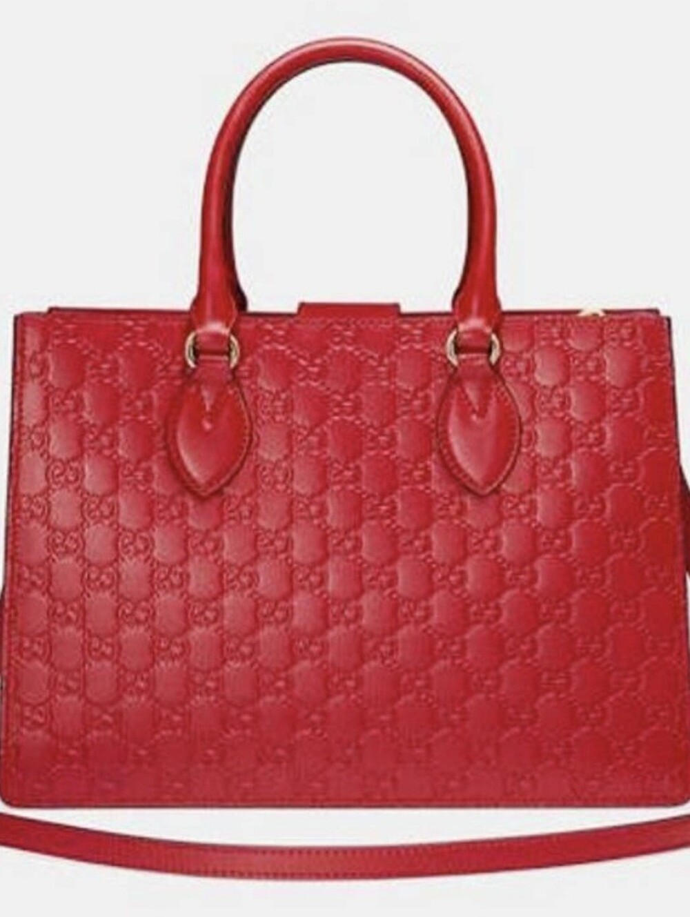 AUTHENTIC GUCCI HABISCUS RED TOTE BRAND NEW CONDITION